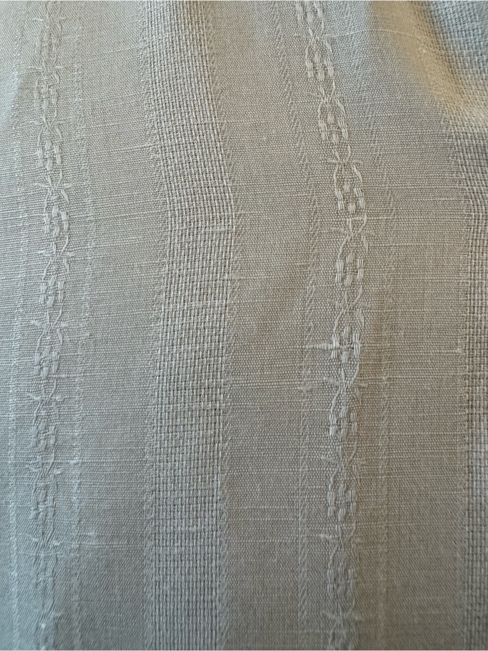Banana Republic Men’s White Linen/Cotton Long-Sleeve Shirt Size Medium - Picture 4 of 7